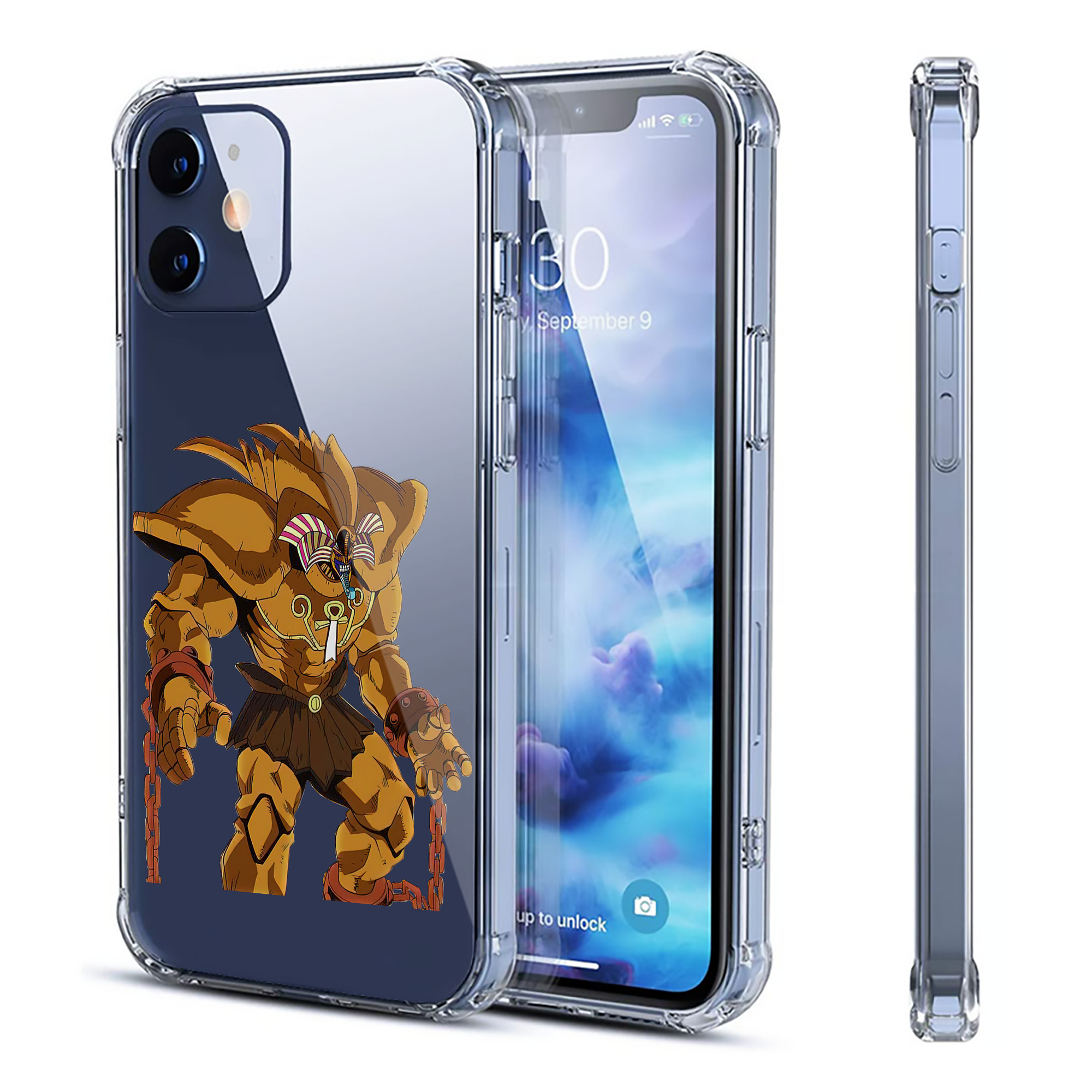 （画像用） 遊☆戯☆王 Yu-Gi-Oh! 【iPhone 12シリーズ対応】透明スマホケース（クリアソフトケース）